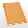 Notesbog - Notesbøger orange italiensk kunstlæder model Ventura